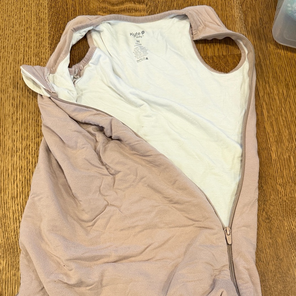 Kyte BABY Dusty Mauve Sleeveless Zipper Sleep Sack